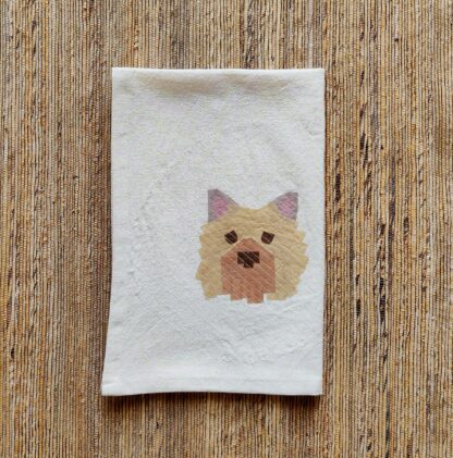 Pom Dog Face Kitchen Towel - Image 3
